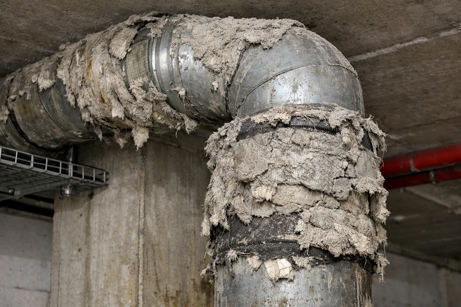 Ventilatieschacht asbest verwijderen