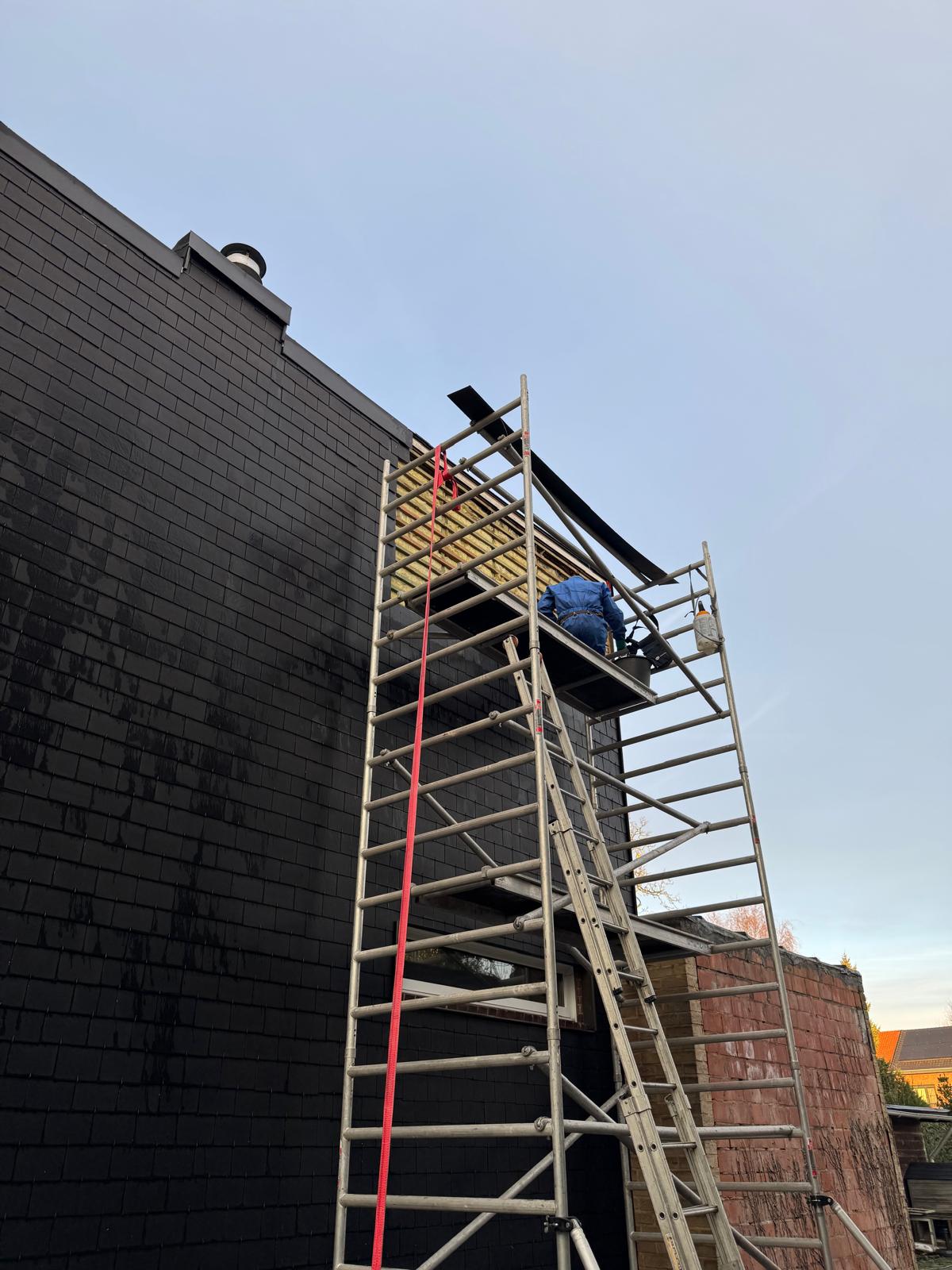 Asbestgevel sanering in Wijnegem – Jasper Leemans Asbestverwijdering